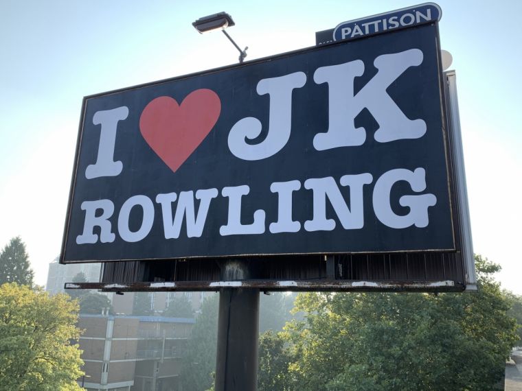 Photo of I ❤️ JK Rowling Billboard